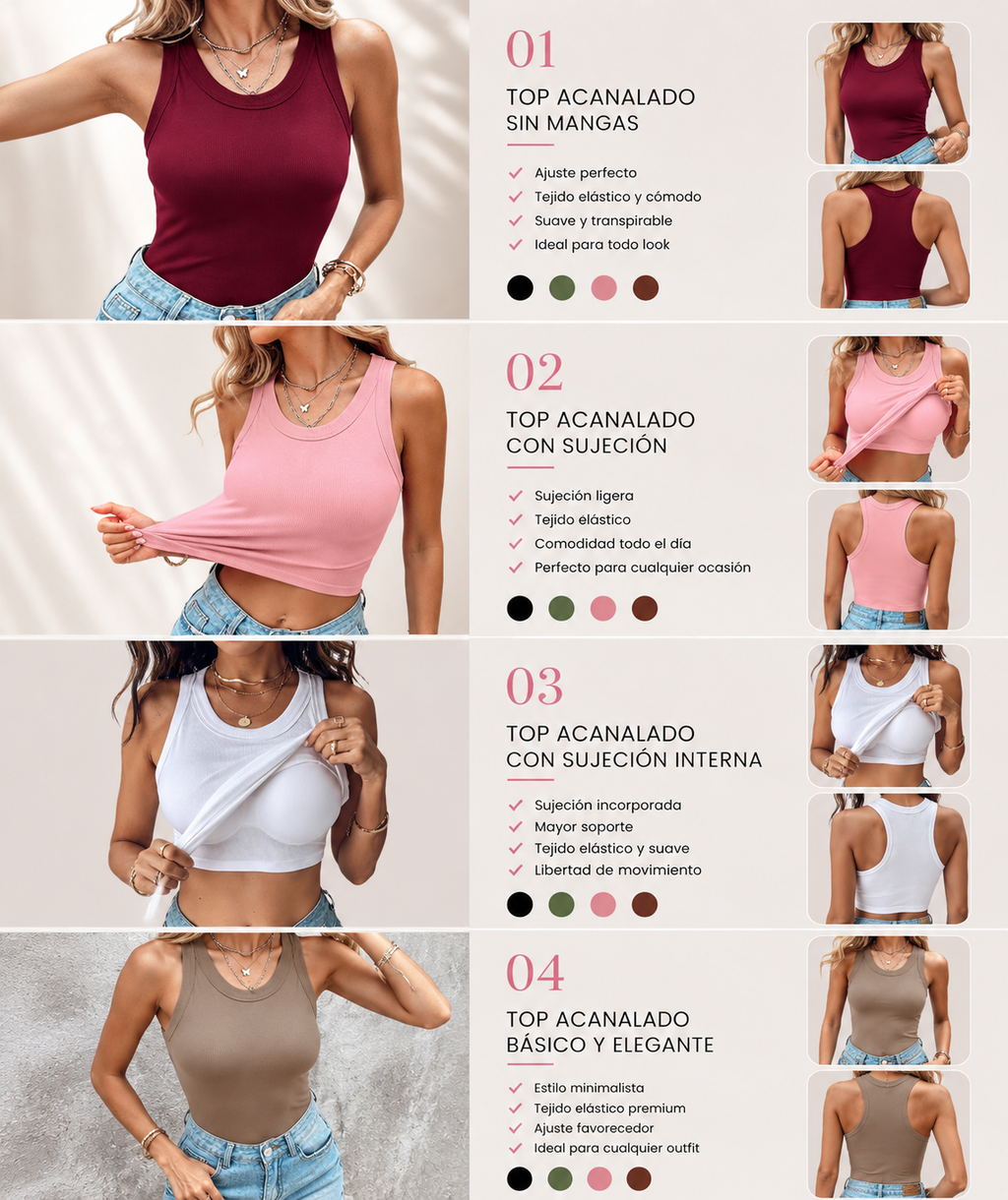 Women's Summer Sleeveless Vest Top – Solid Color, Minimalist Style