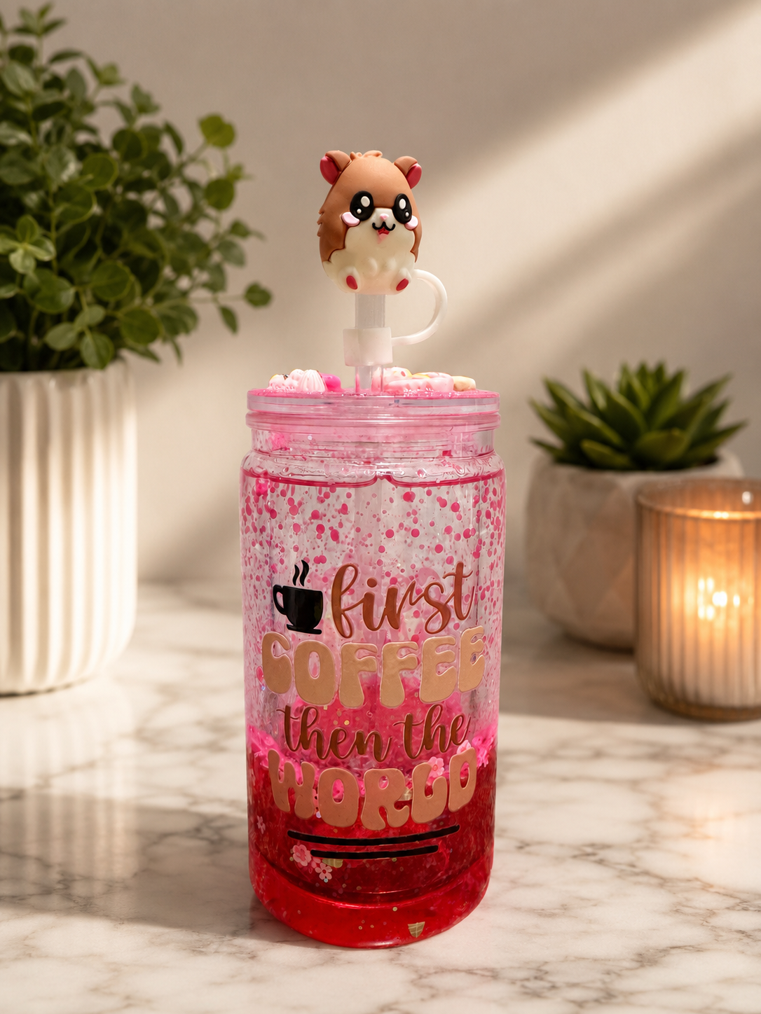 Snow Globe™ Glitter Tumbler ✨